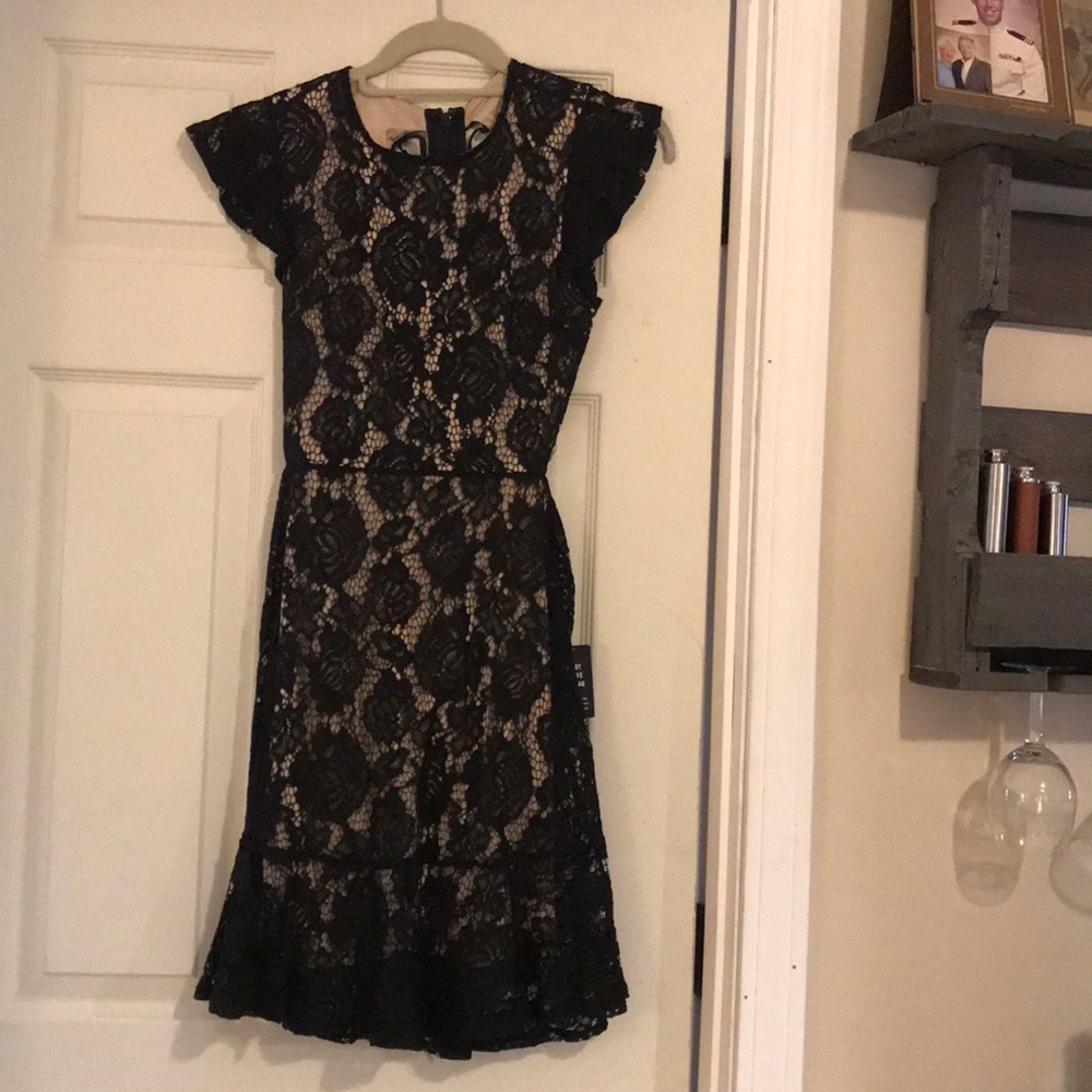 Lacey black dress